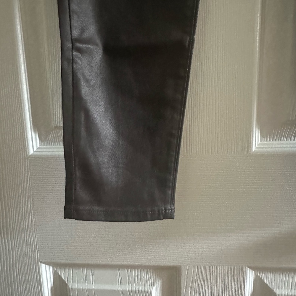 Lilly Pulitzer Brown coated denim Pants coated jeans - Picture 3 of 5